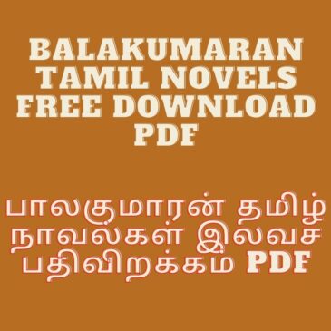 Balakumaran Tamil Novels Free Download PDF
