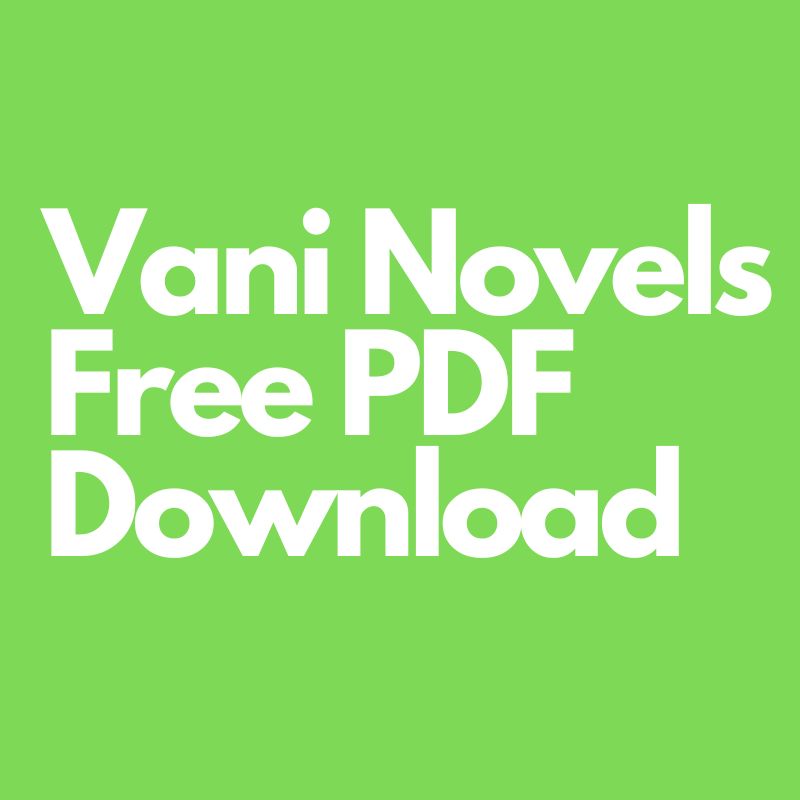 Vani Novels Free PDF Download
