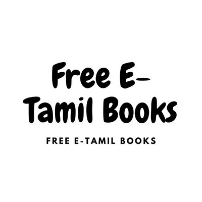 Free E Tamil Books