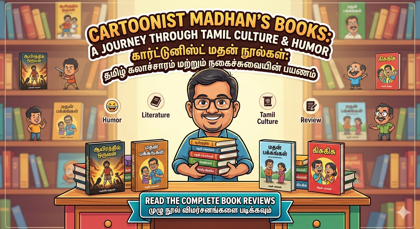 Cartoonist Madhan Books