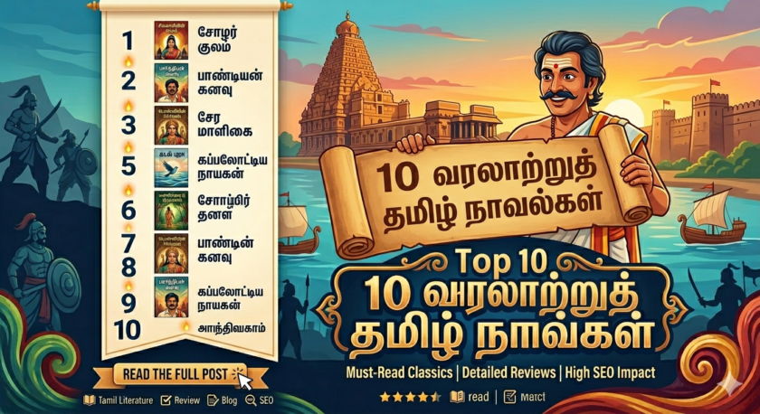 Tamil historical novels of all time,