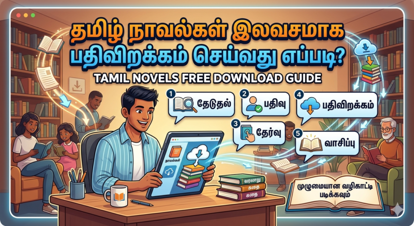 தமிழ் நாவல்கள் இலவசமாக பதிவிறக்கம் செய்வது எப்படி
